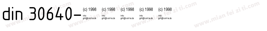 din 30640字体转换